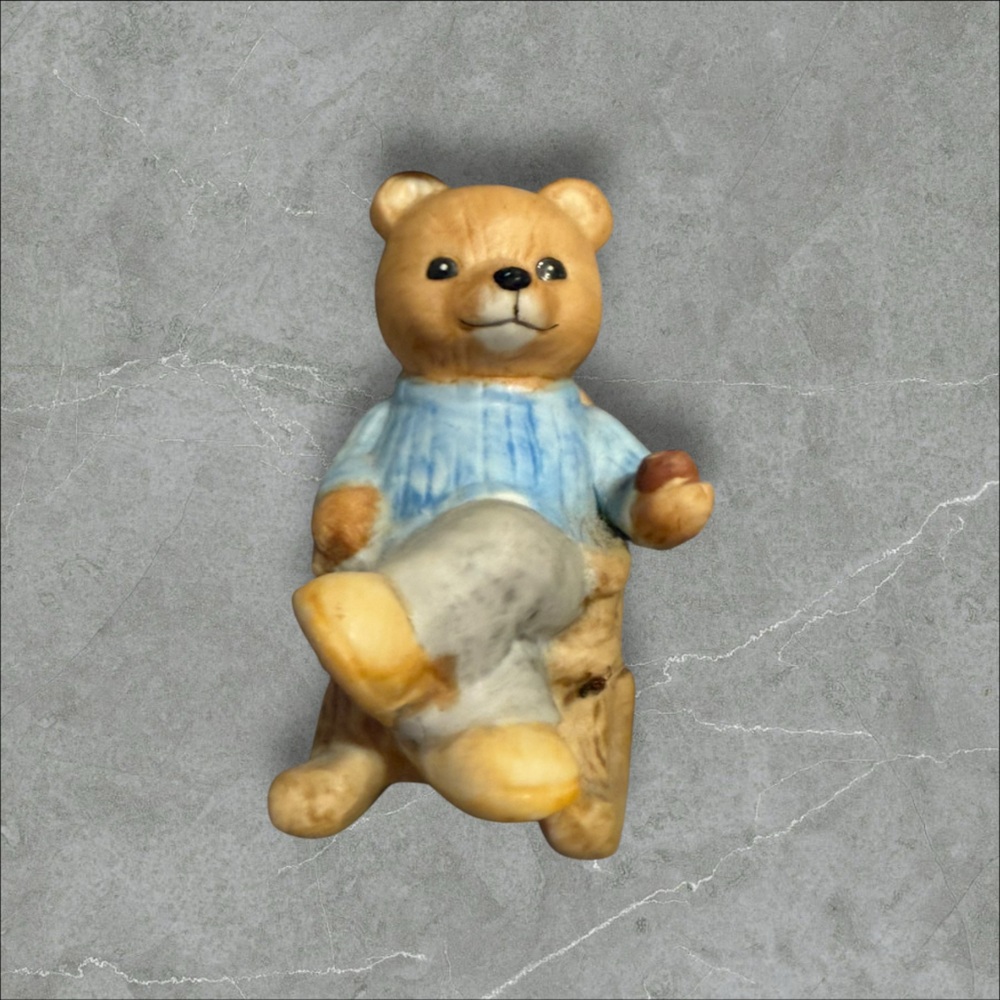 Vintage Homco Porcelain Bear